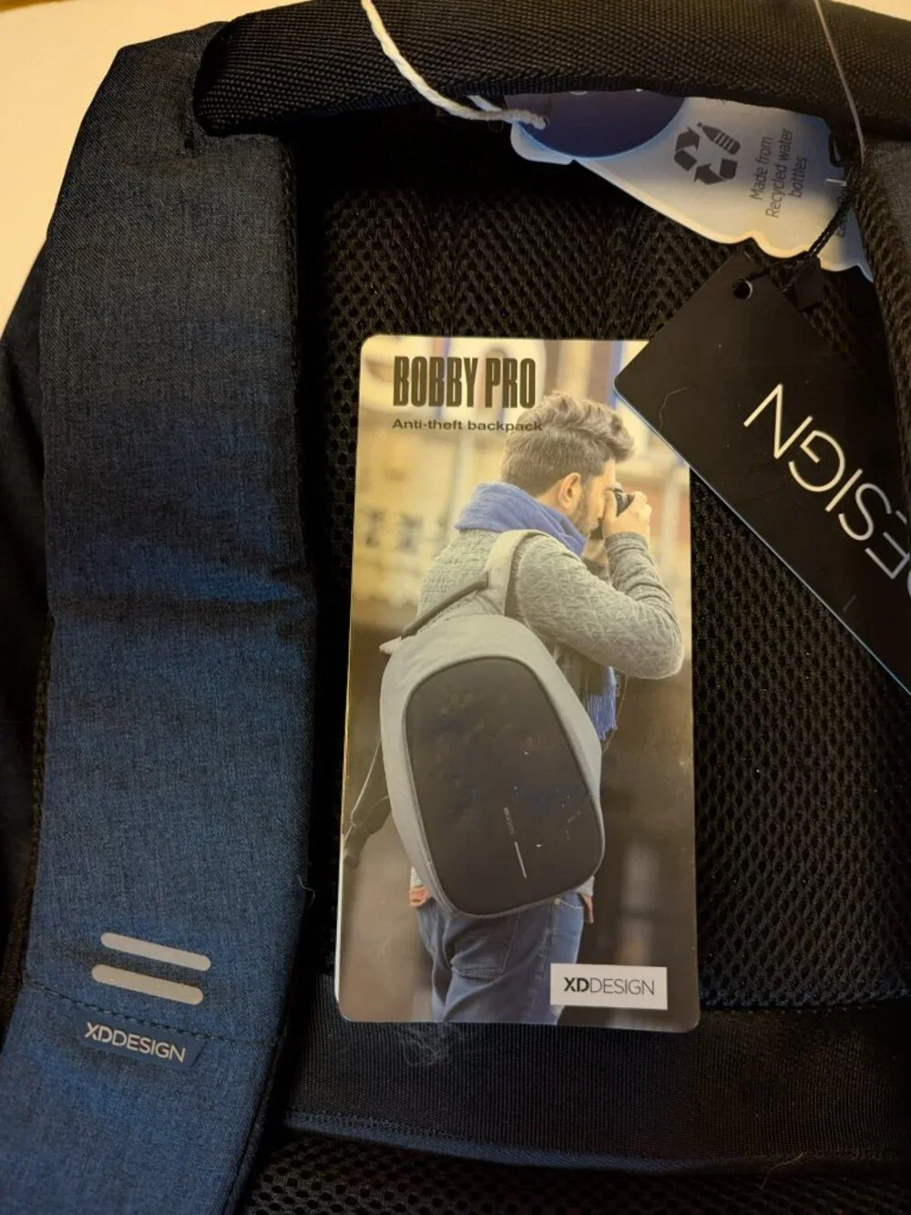 XD Design Bobby Pro Anti-theft backpack, blue